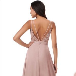 Azazie Thana Bridesmaid Dress in Dusty Rose